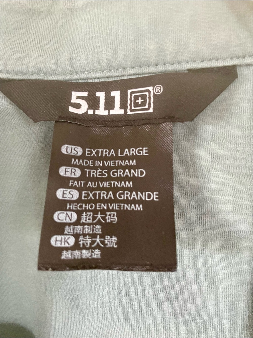 5.11 Tactical Short-Sleeve Button-Down Shirt in Seafoam - Picture 2 of 7